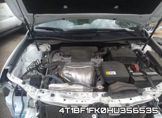 4T1BF1FK0HU356535 фото 2
