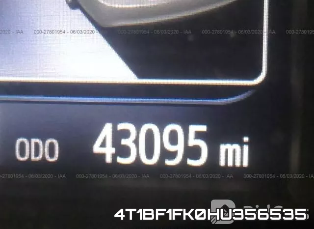 4T1BF1FK0HU356535 фото 8