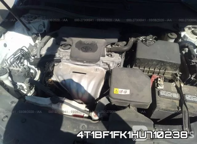 4T1BF1FK1HU710238 фото 2