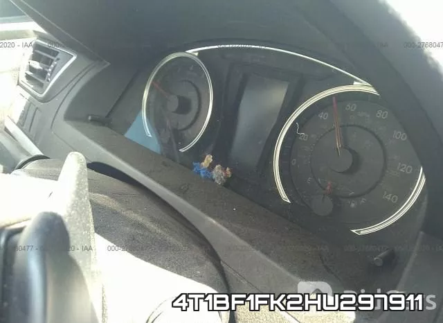 4T1BF1FK2HU297911 фото 8