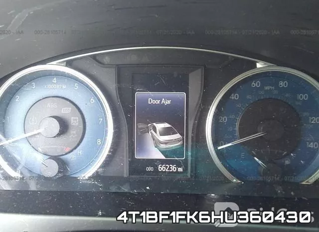 4T1BF1FK6HU360430 фото 8