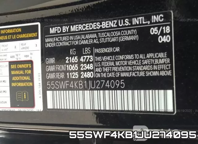 55SWF4KB1JU274095 фото 10