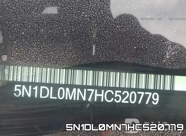 5N1DL0MN7HC520779 фото 10