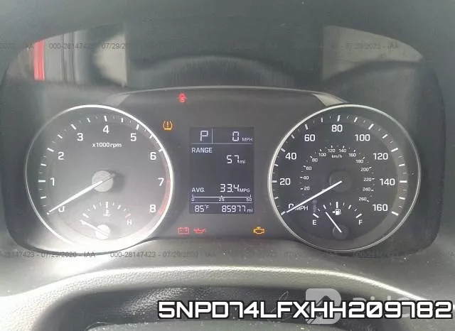 5NPD74LFXHH209782 фото 8