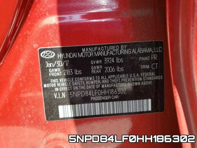 5NPD84LF0HH186302 фото 2