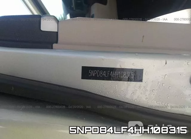 5NPD84LF4HH108315 фото 10