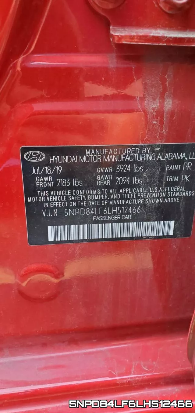 5NPD84LF6LH512466 фото 2