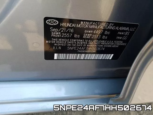 5NPE24AF7HH502674 фото 2