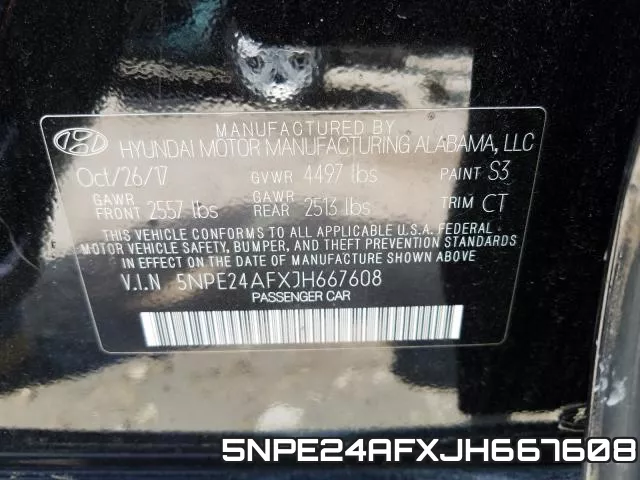 5NPE24AFXJH667608 фото 2