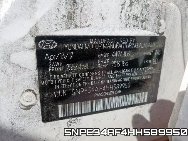 5NPE34AF4HH589950 фото 2