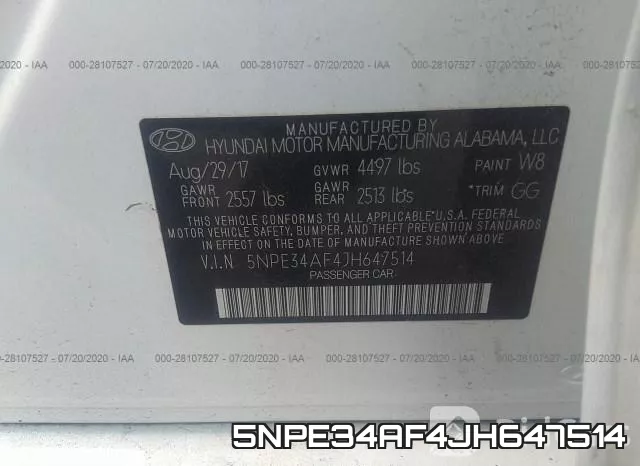 5NPE34AF4JH647514 фото 10