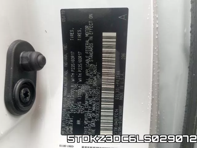 5TDKZ3DC6LS029072 фото 2