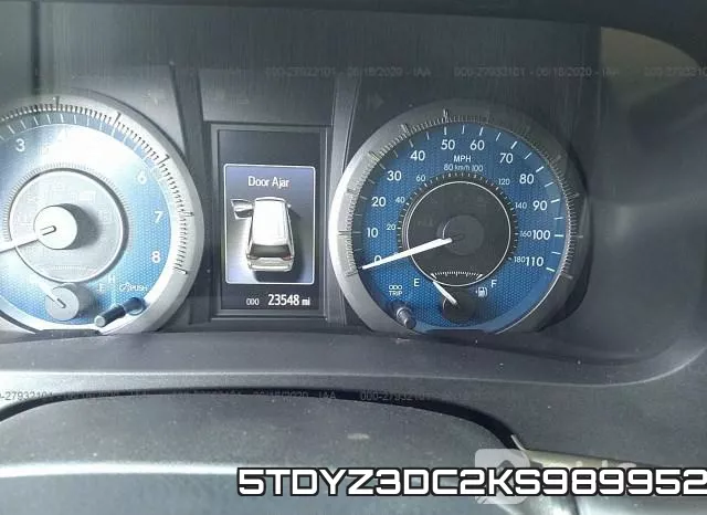 5TDYZ3DC2KS989952 фото 8