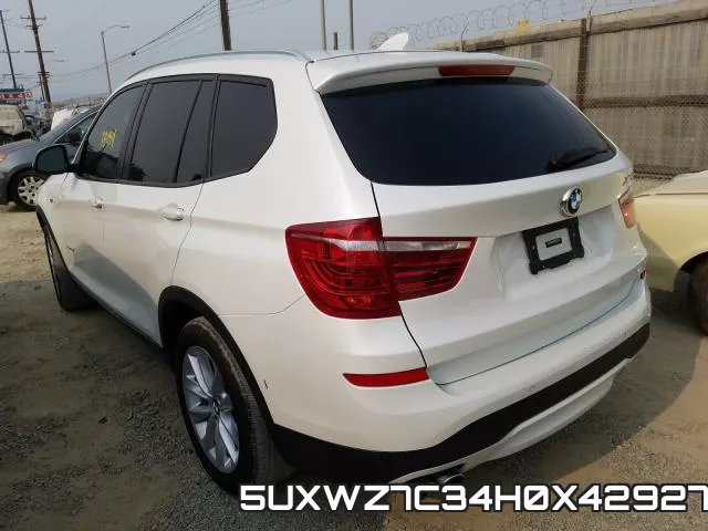 5UXWZ7C34H0X42927 фото 4