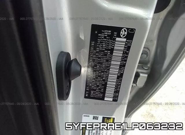 5YFEPRAE1LP063232 фото 10