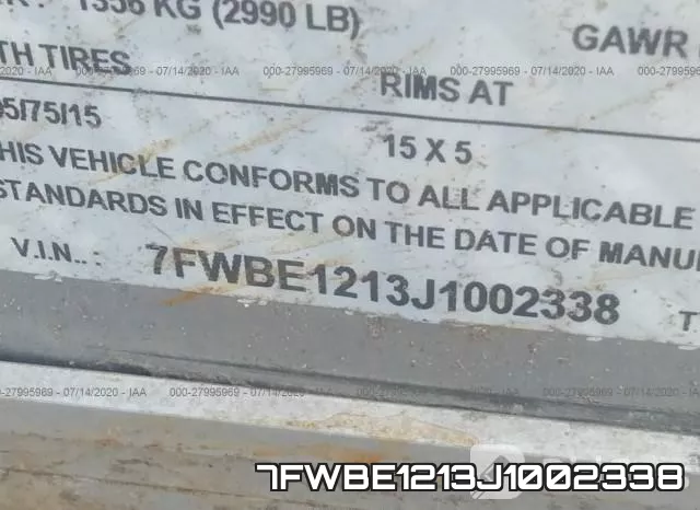 7FWBE1213J1002338 фото 10