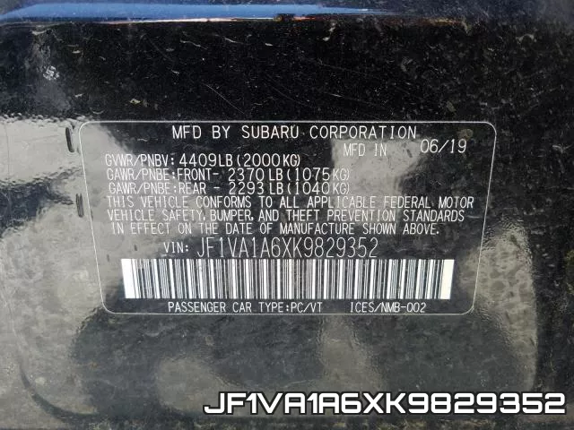 JF1VA1A6XK9829352 фото 2