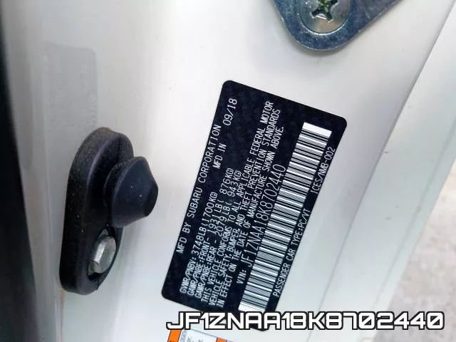 JF1ZNAA18K8702440 фото 2