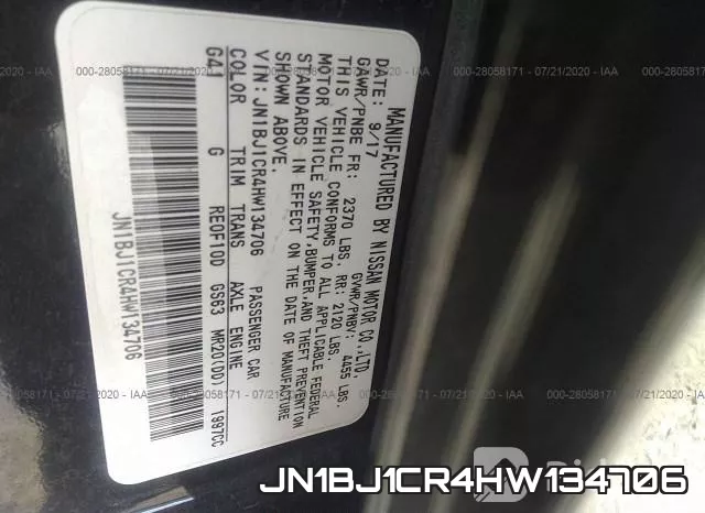 JN1BJ1CR4HW134706 фото 10