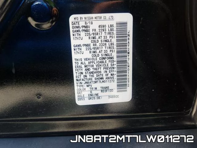 JN8AT2MT7LW011272 фото 2