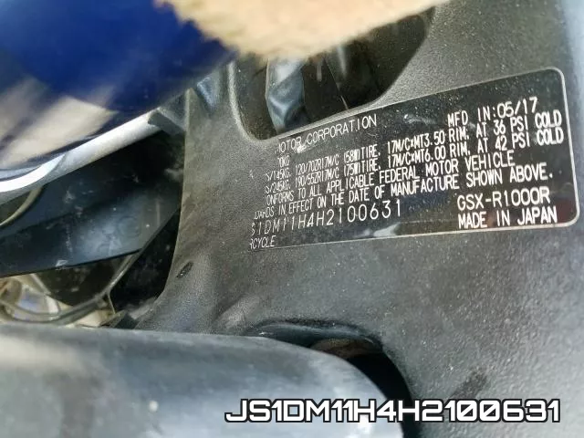 JS1DM11H4H2100631 фото 2