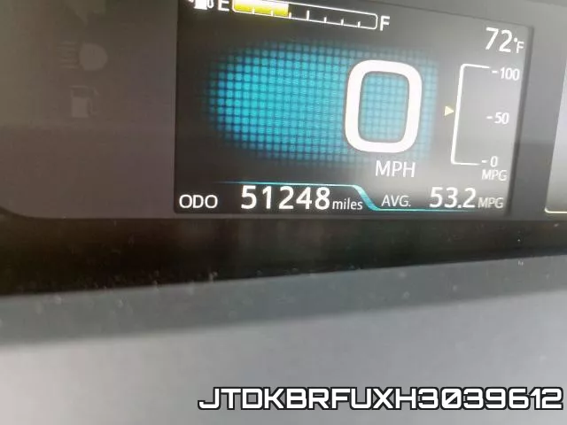 JTDKBRFUXH3039612 фото 9