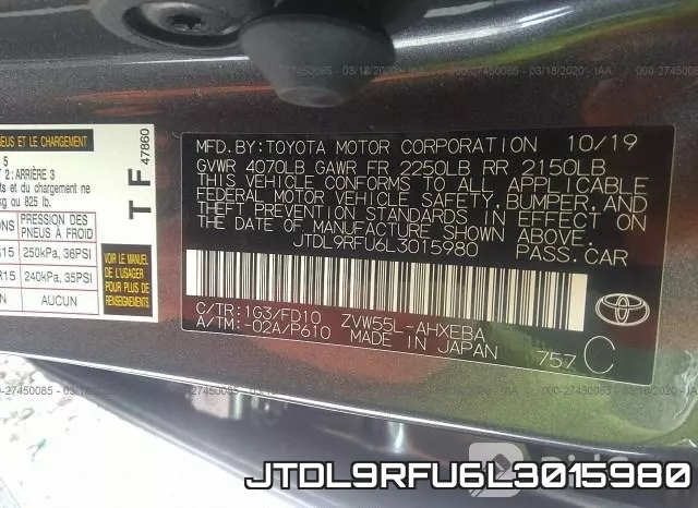 JTDL9RFU6L3015980 фото 10