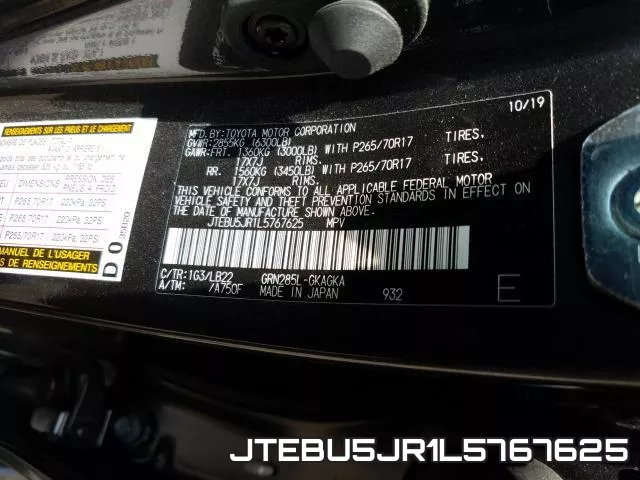 JTEBU5JR1L5767625 фото 2