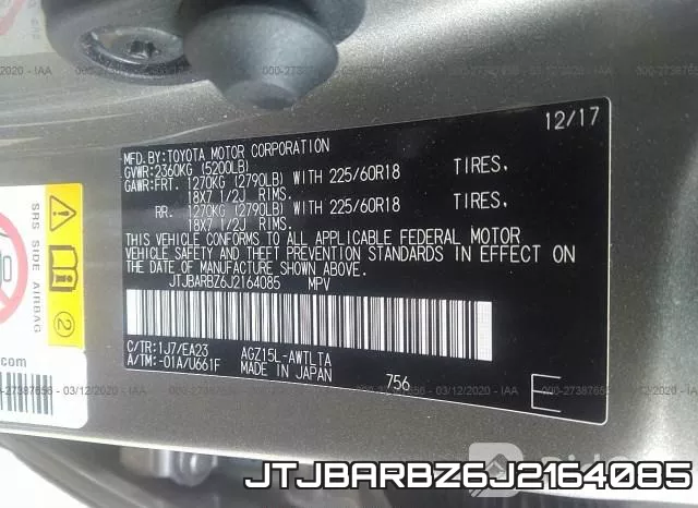 JTJBARBZ6J2164085 фото 10