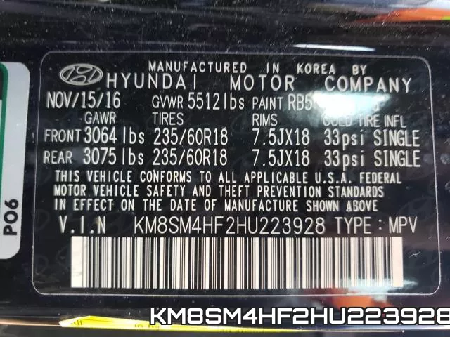 KM8SM4HF2HU223928 фото 2