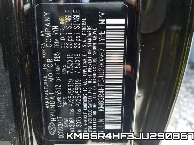 KM8SR4HF3JU290867 фото 2