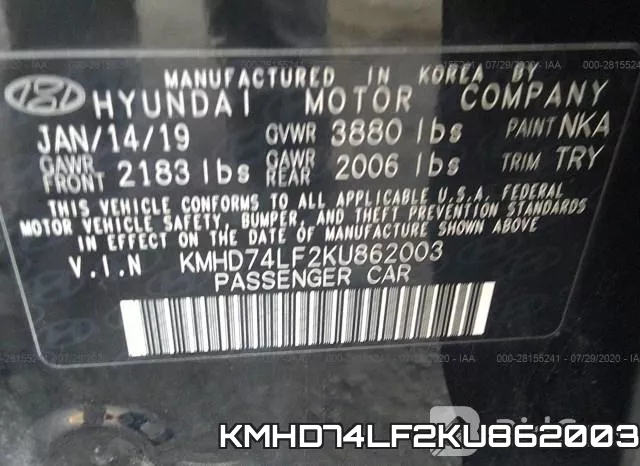 KMHD74LF2KU862003 фото 10