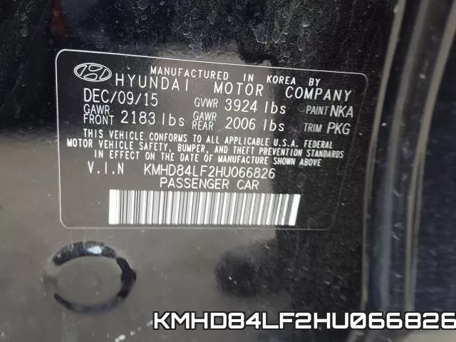 KMHD84LF2HU066826 фото 2
