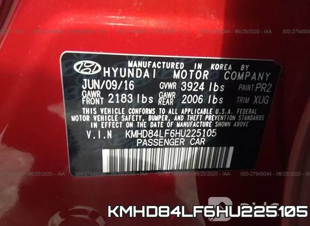 KMHD84LF6HU225105 фото 10