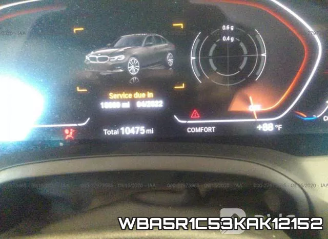 WBA5R1C53KAK12152 фото 8