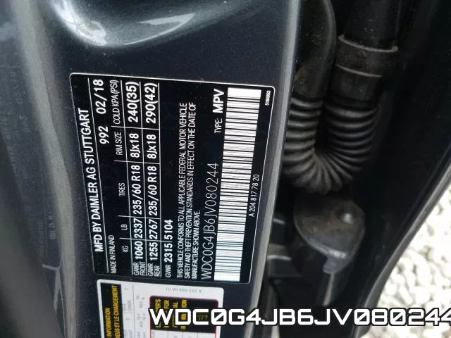 WDC0G4JB6JV080244 фото 2