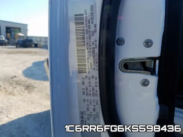 1C6RR6FG6KS598436 фото 2