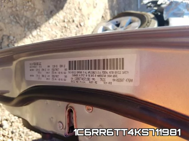 1C6RR6TT4KS711981 фото 2