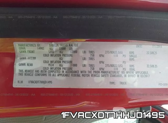 1FVACXDT7HHJD1495 фото 10