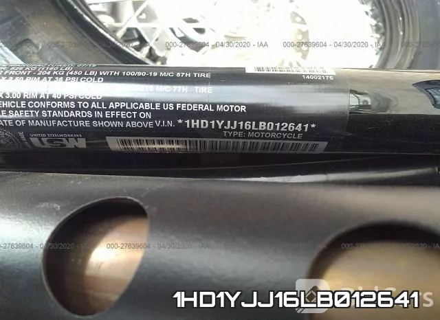 1HD1YJJ16LB012641 фото 2