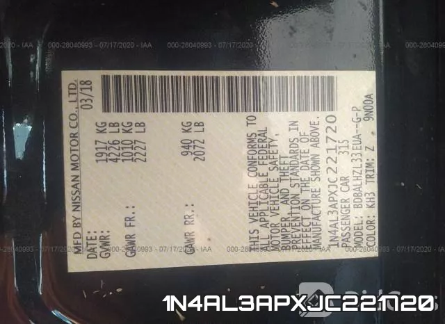 1N4AL3APXJC221720 фото 10