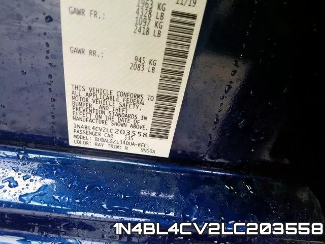 1N4BL4CV2LC203558 фото 10