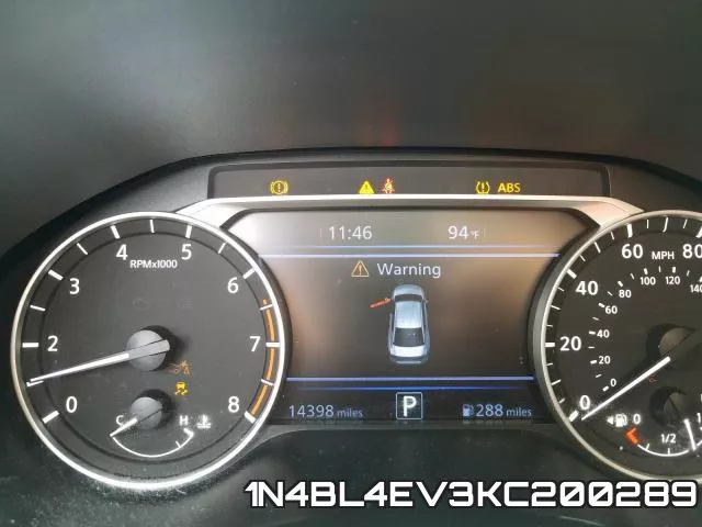 1N4BL4EV3KC200289 фото 9