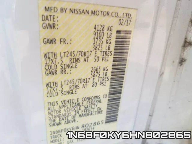 1N6BF0KY6HN802865 фото 2