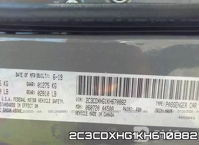 2C3CDXHG1KH670882 фото 10
