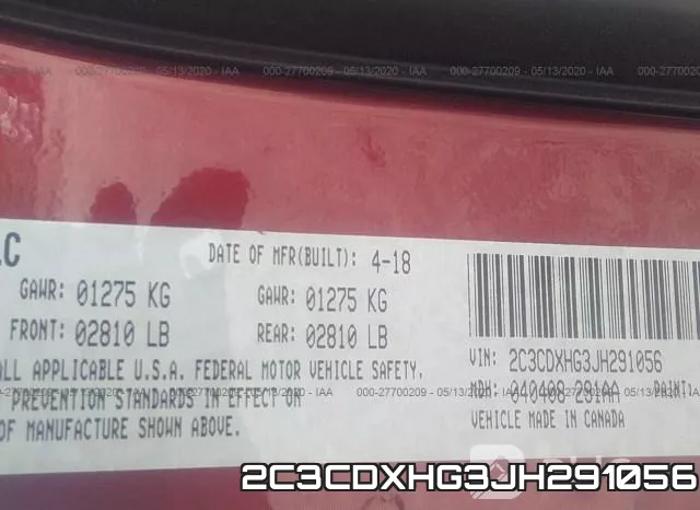 2C3CDXHG3JH291056 фото 10