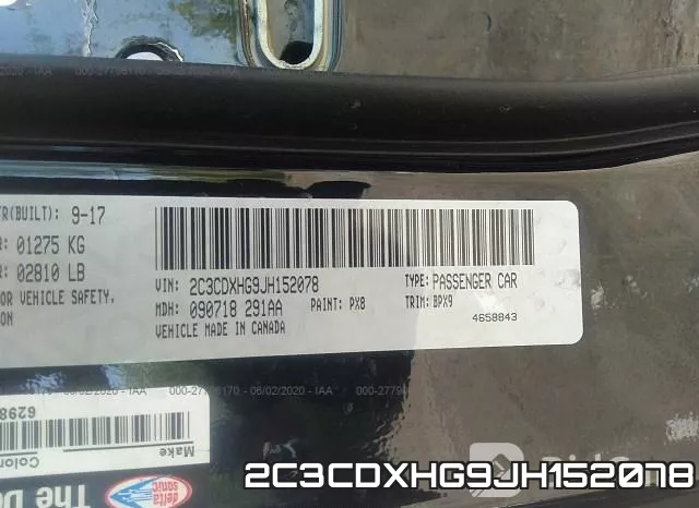 2C3CDXHG9JH152078 фото 10