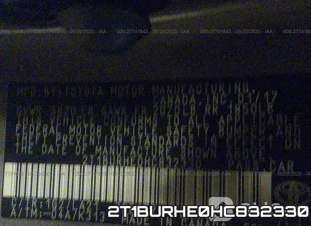 2T1BURHE0HC832330 фото 9