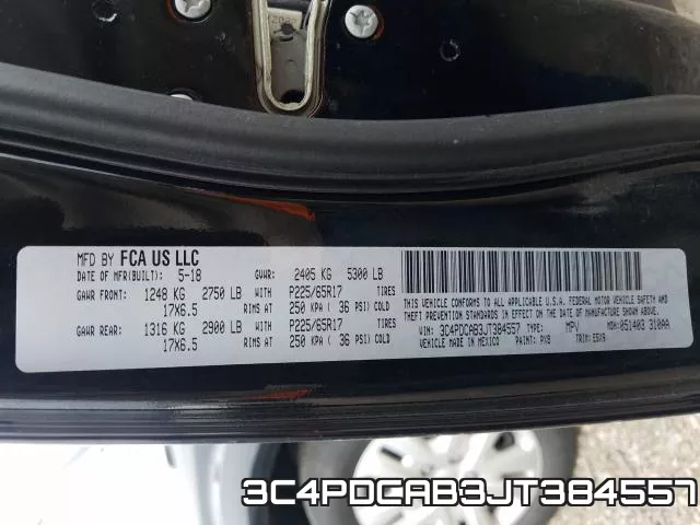 3C4PDCAB3JT384557 фото 2