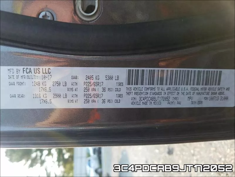 3C4PDCAB9JT172052 фото 2